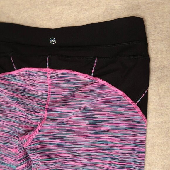 ABS Leggings Compression Heather Pink Yoga Allen Schwartz Women's Size Medium - Picture 8 of 12